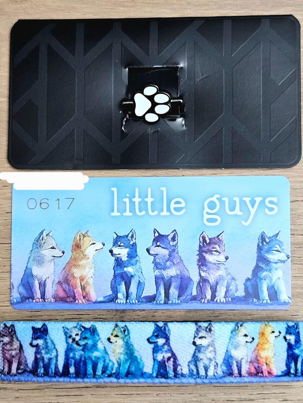 ZOX "LITTLE GUYS" #617 SHOCK DROP Wolf Interactive Collectible Charm & Wristband